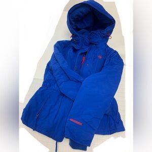 Abercrombie & Fitch Vibrant Blue Jacket size: L (fit more like a women’s small)